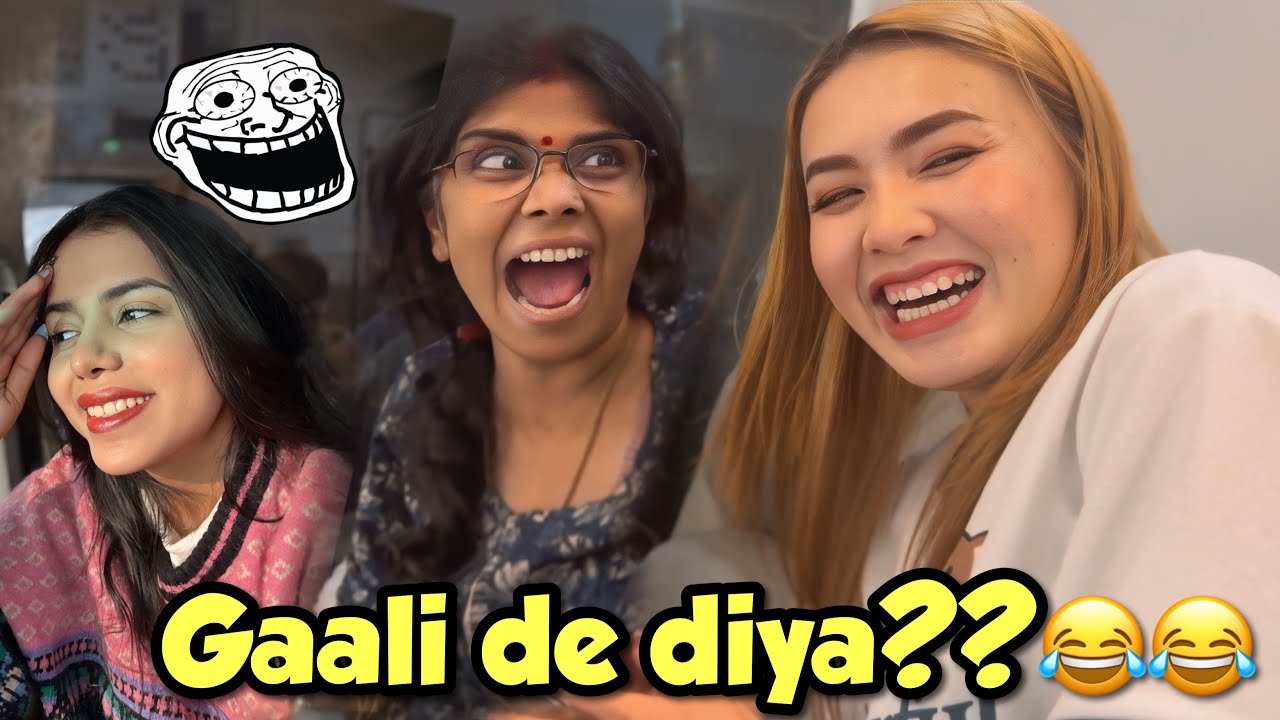Indian Mom teaching *Hindi* to a thai 🇹🇭 girl😂