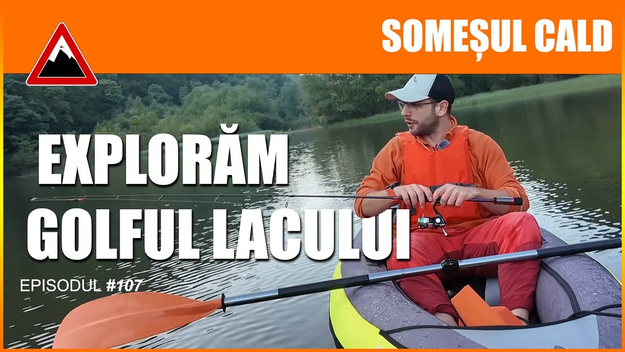 Plimbare cu CAIACUL DE LA DECATHLON  ITIWIT 1 PERS pe Lacul Somesului Cald la Rasarit