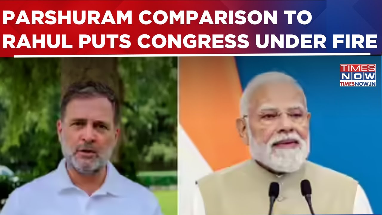 Rahul Gandhi's Birthday: Congress Projects LoP As Parshuram, BJP Calls It &lsquo;Insult to Hindu Faith&rsquo;