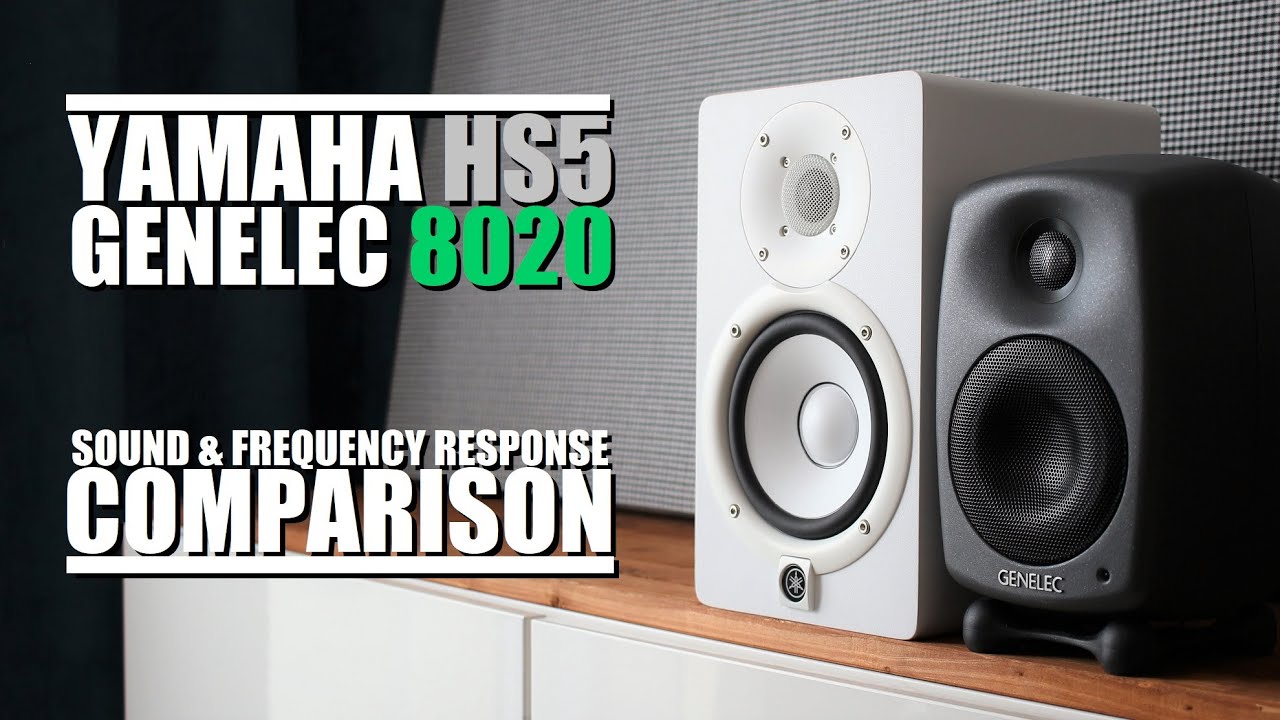 Genelec 8020D против Yamaha HS5 || Сравнение звука и частотной характеристики