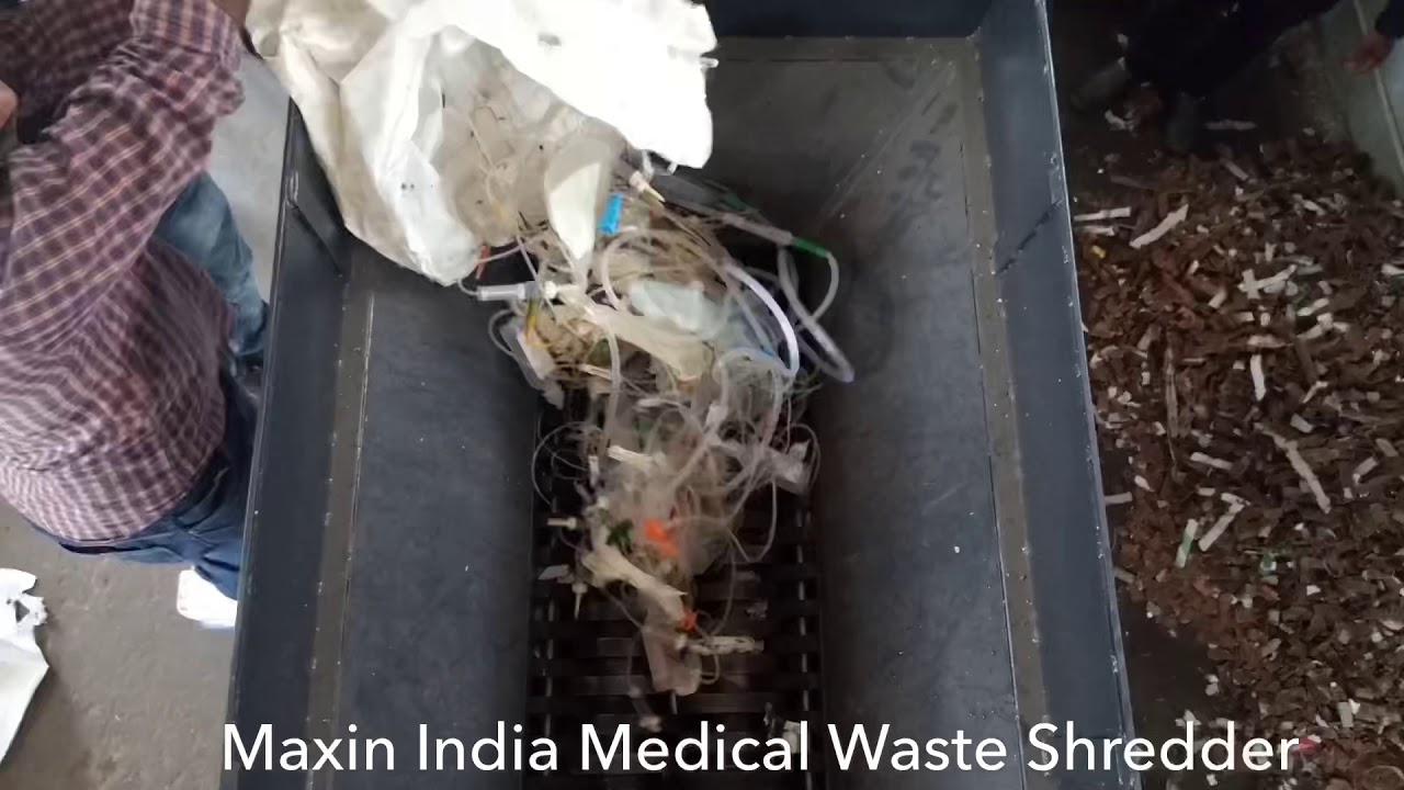 Bio Medical Waste Shredder, #MedicalWasteShredder, Used Glucose waste Crushing, #Pharmawastecrusher,
