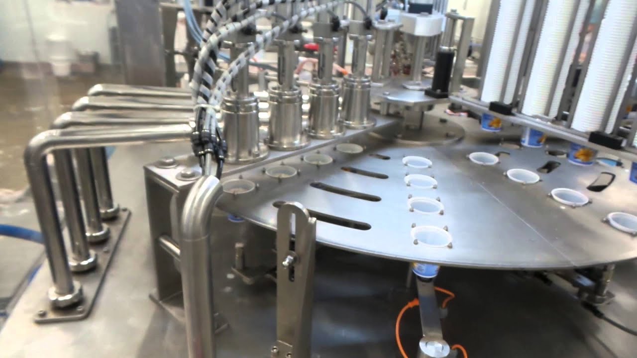 4 lane Fruit Yogurt Filling Machine, Preston, UK