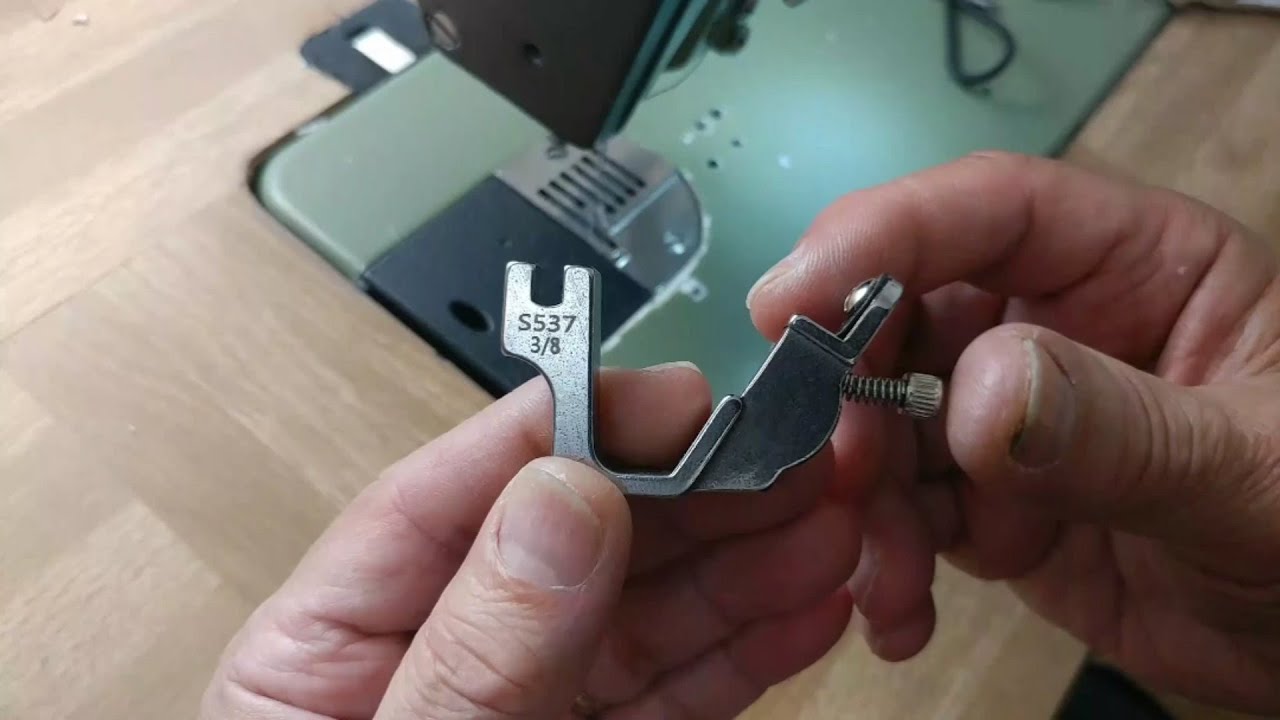 How to Sew Garter with a Presser Foot Specially for Elastic (part number S537) _ Beginner's Guide