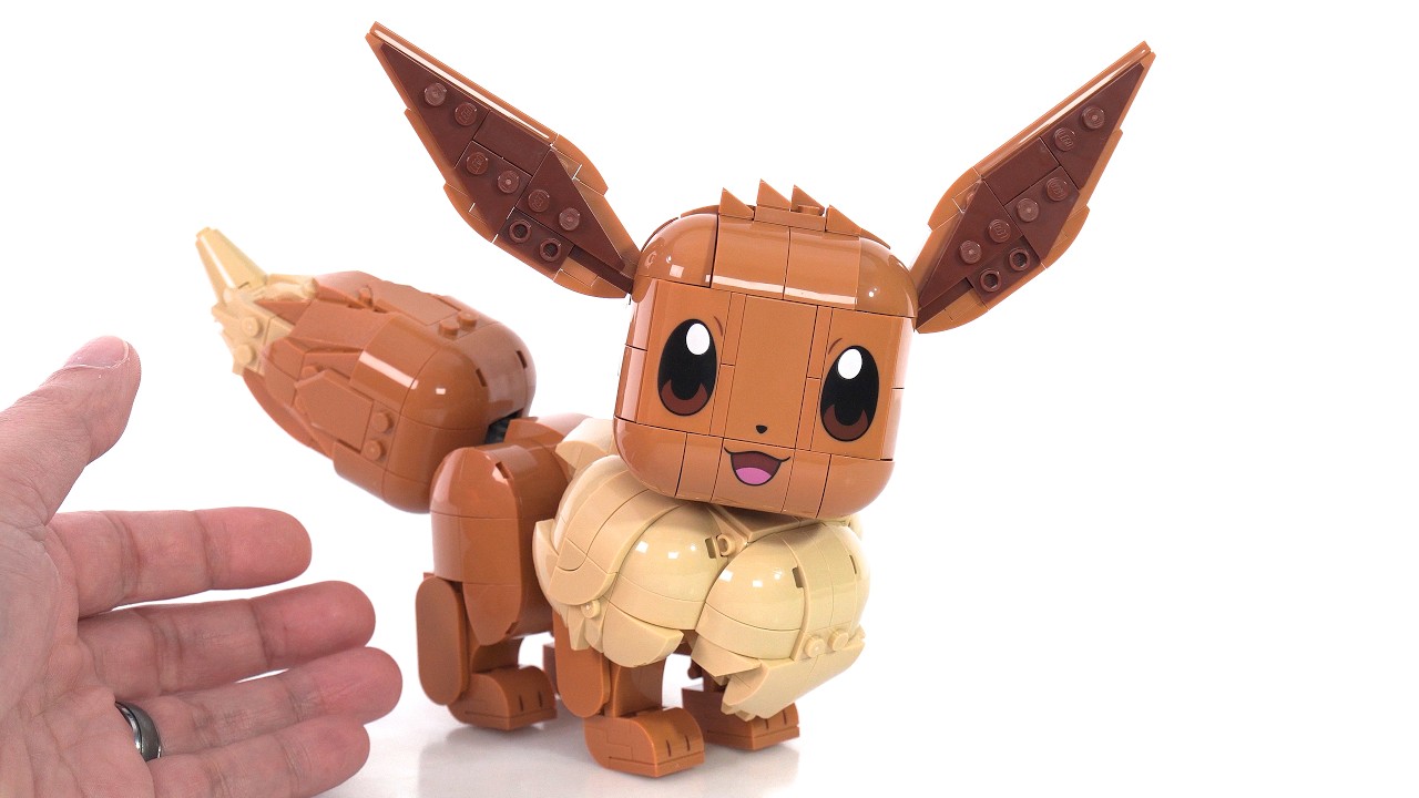 LEGO Pokemon Eevee review! Well-sculpted, but small for the price & imperfect #NotSponsored 72151