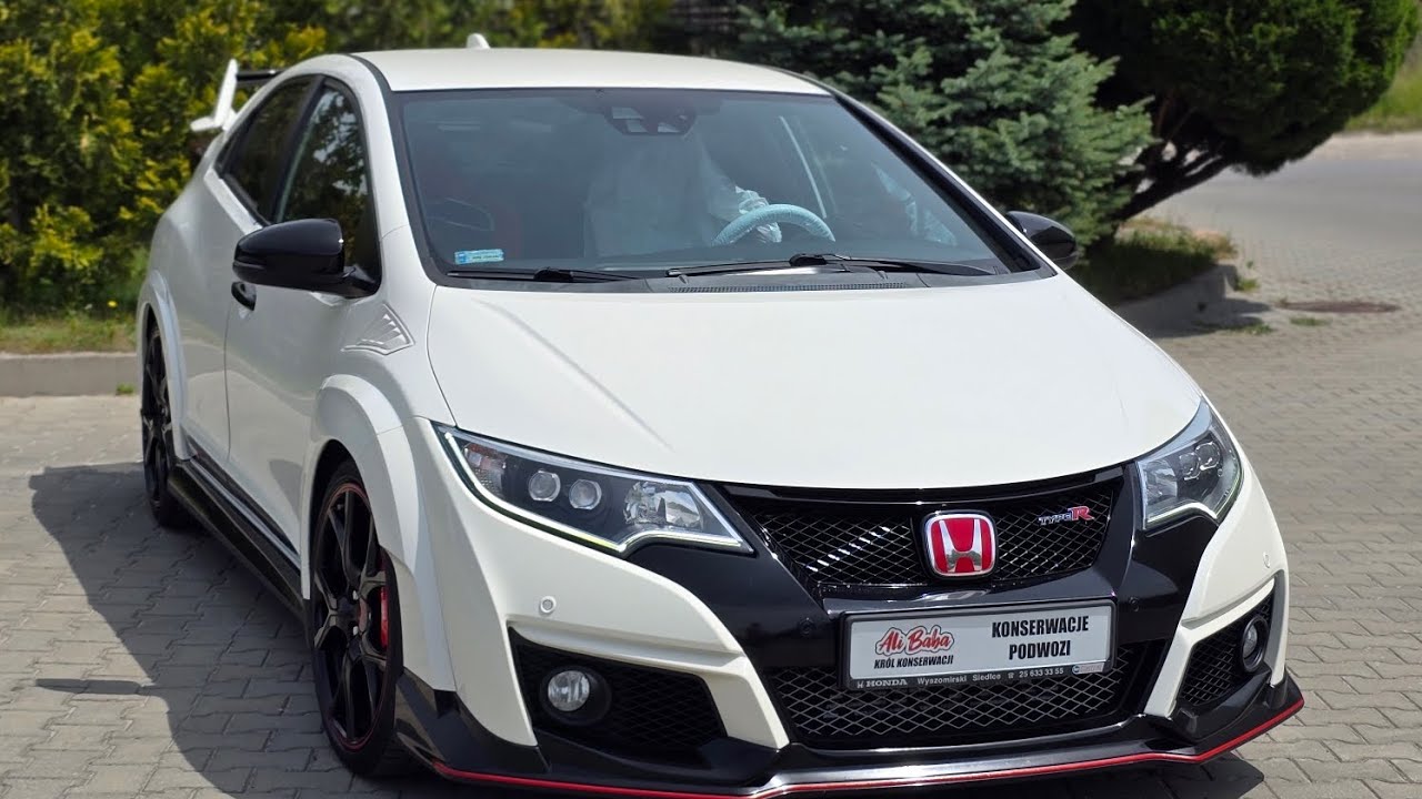 Honda civic type r konserwacja podwozia cały film