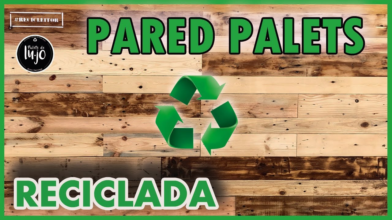 F&Aacute;CIL DE HACER Pared de Palets Reciclados para local comercial. Reciclaje creativo by #recicleitor