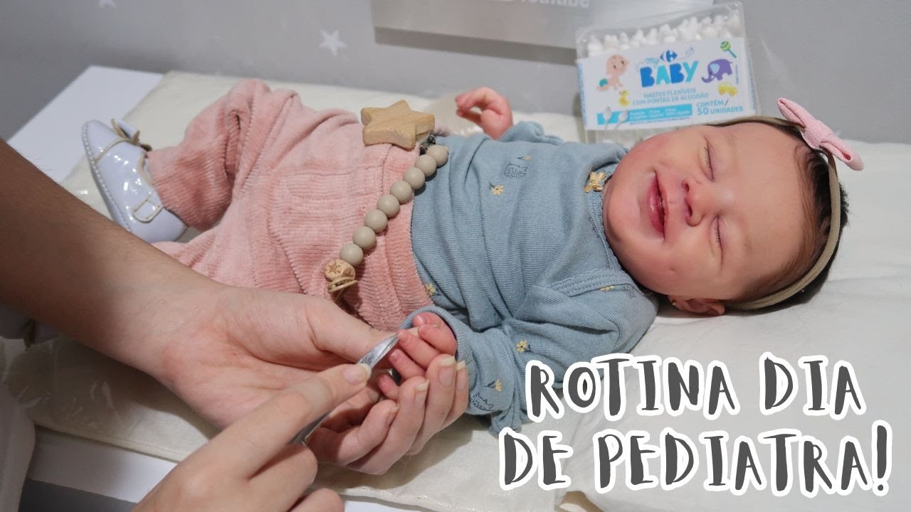 ROTINA DIA DE PEDIATRA COM A BEBÊ REBORN AMÉLIA!