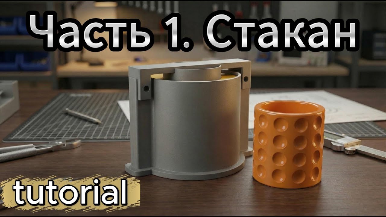 Часть 1. Стакан для свечи в Fusion 360 — Полное руководство от 3D-моделирования до заливки воска