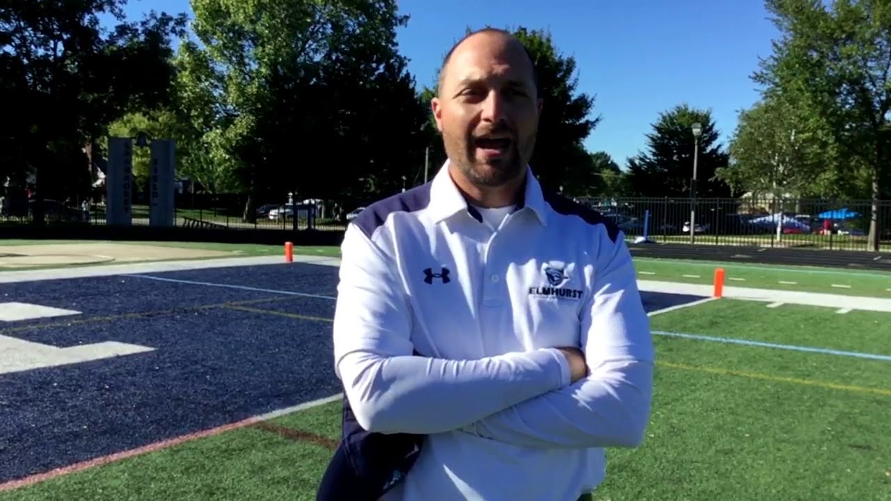 Elmhurst football coach Ron Planz's postgame comments from 9/22/18