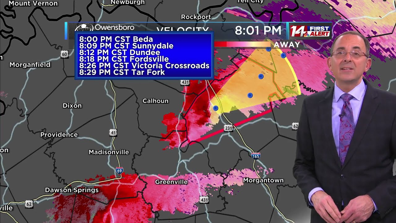 Tornado Coverage (12/10/21) -- WFIE Evansville
