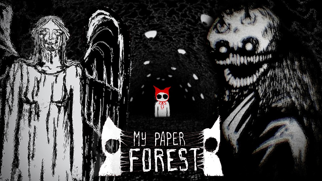 Слендер Рисованный от Руки — My Paper Forest