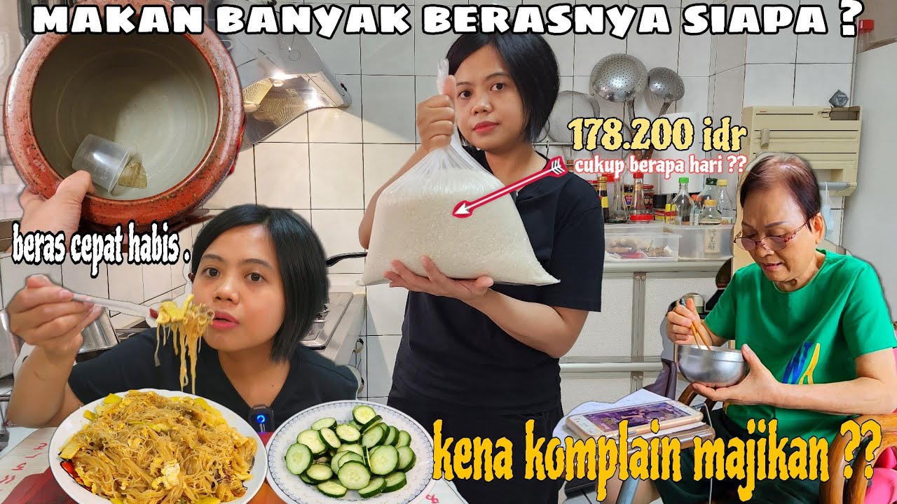 Beras Cepat HABIS ! Siapa Yang BELIIN ⁉️ Makan Banyak Berasnya Beli SENDIRI atau Dari MAJIKAN ⁉️