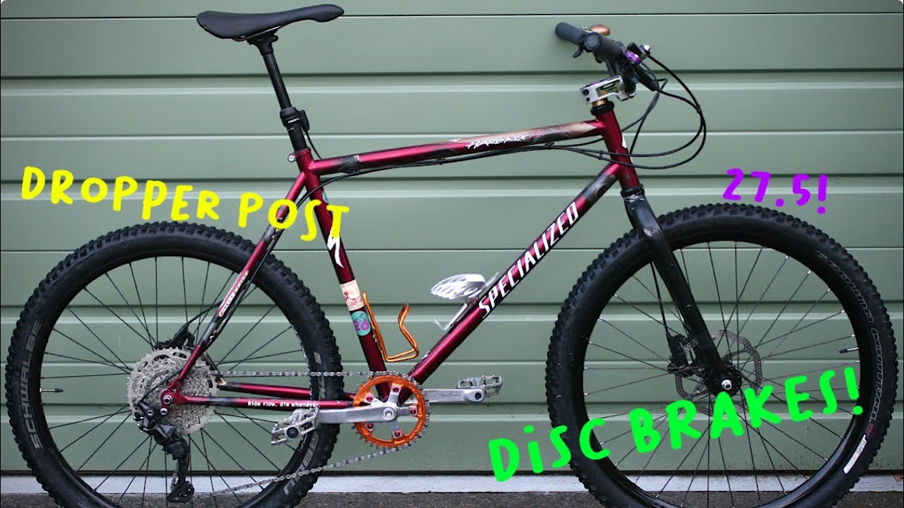 1999 Specialized Hardrock Resto-Mod! Ретро-модификация с дисковыми тормозами.