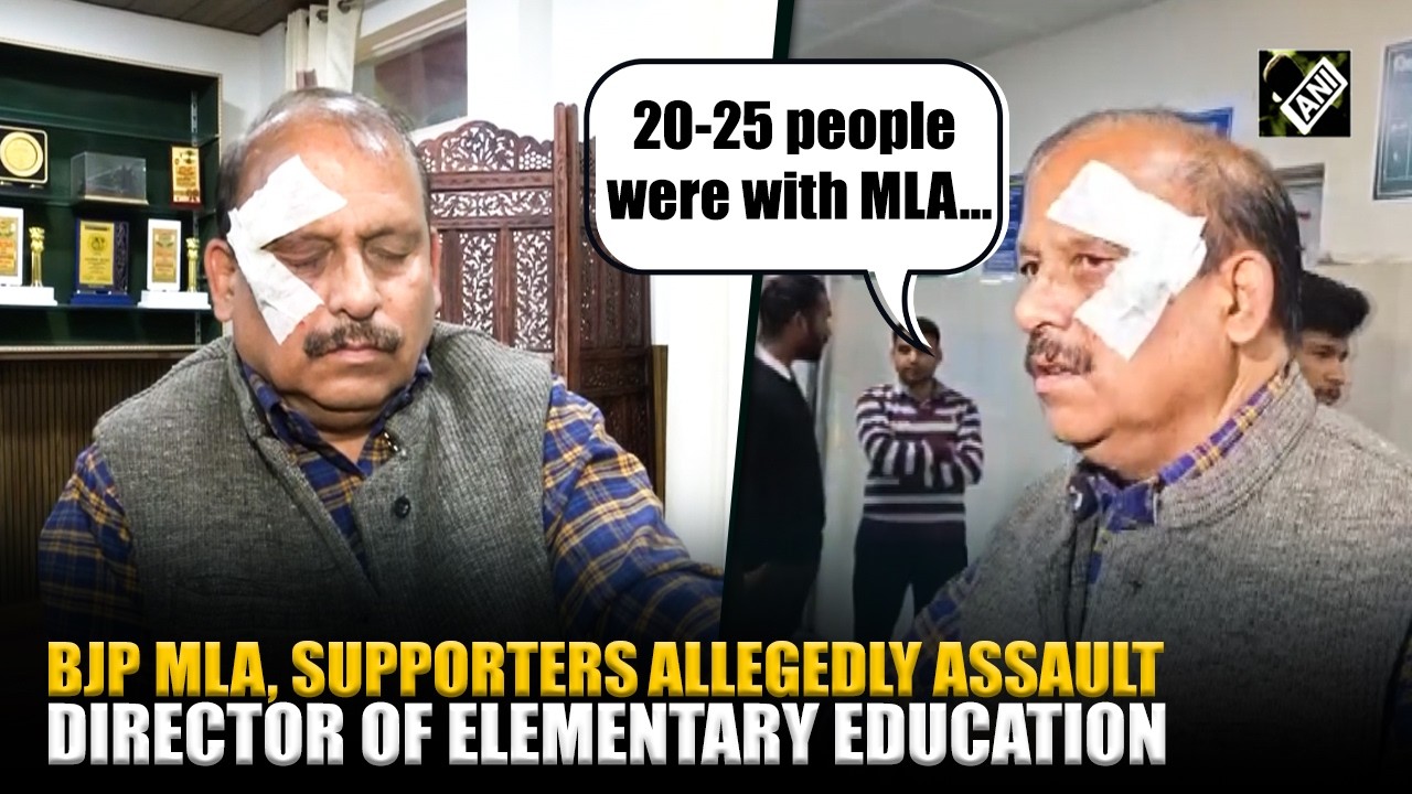 BJP’s Umesh Kau Sharma allegedly assaults UK’s Director of Elementary Education; people hold protest