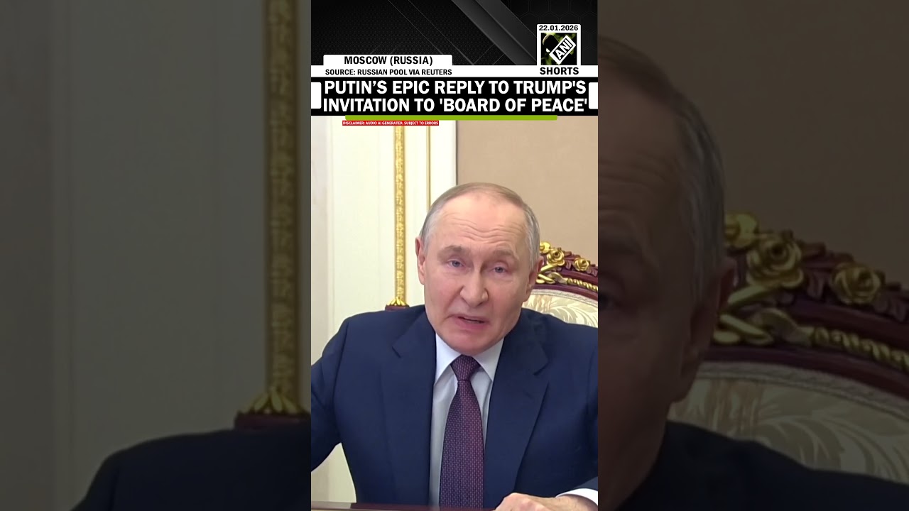 Putin on Trump's invitation to Board of Peace: Russia is ready to pay $1bln of Russian frozen assets