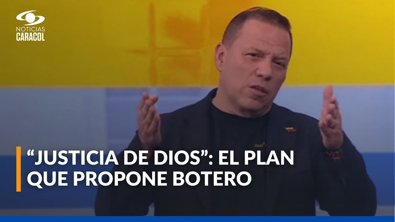 Santiago Botero pasa al tablero y expone sus propuestas en justicia, salud y economía