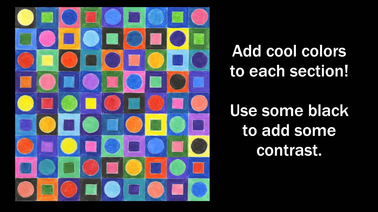 Vasarely-Inspired Op Art - Project #203