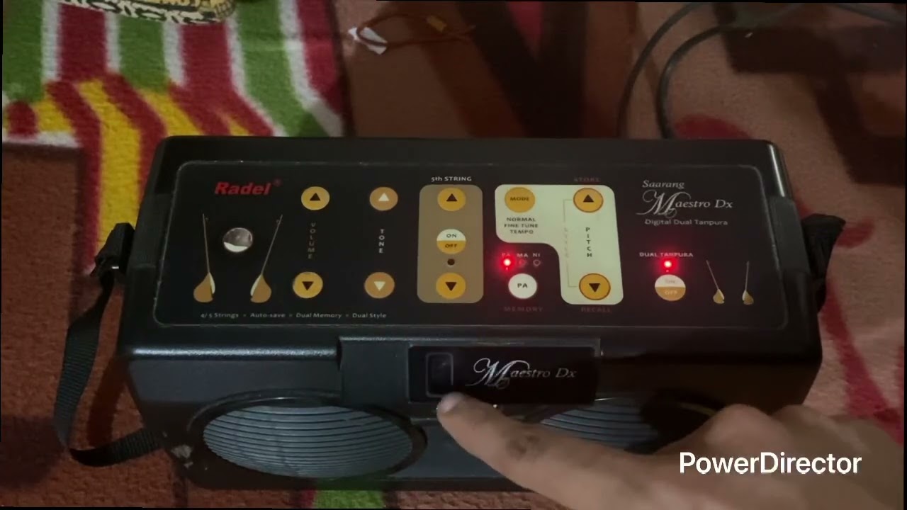 Radel maestro DX Sruthi box | Features and options | Simple tips to operate