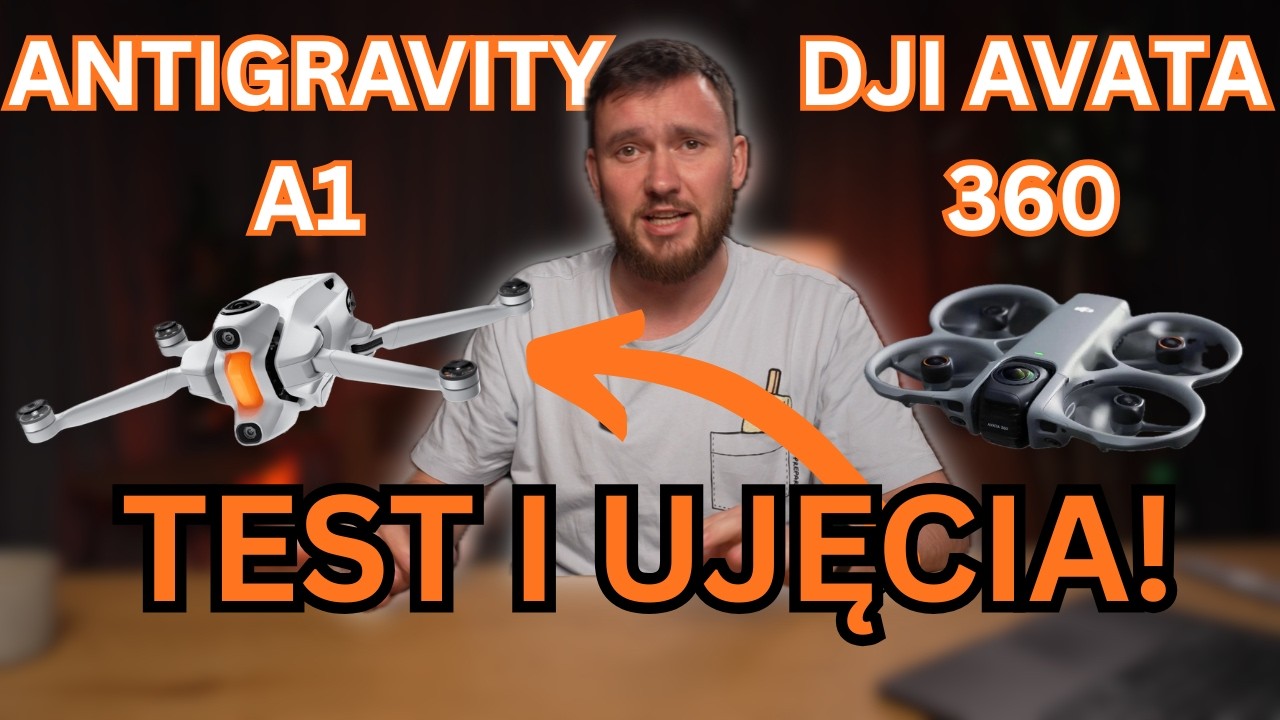 Nie czekaj na DJI Avata 360! 🛑 Pełna recenzja drona Antigravity A1 + SAMPLE