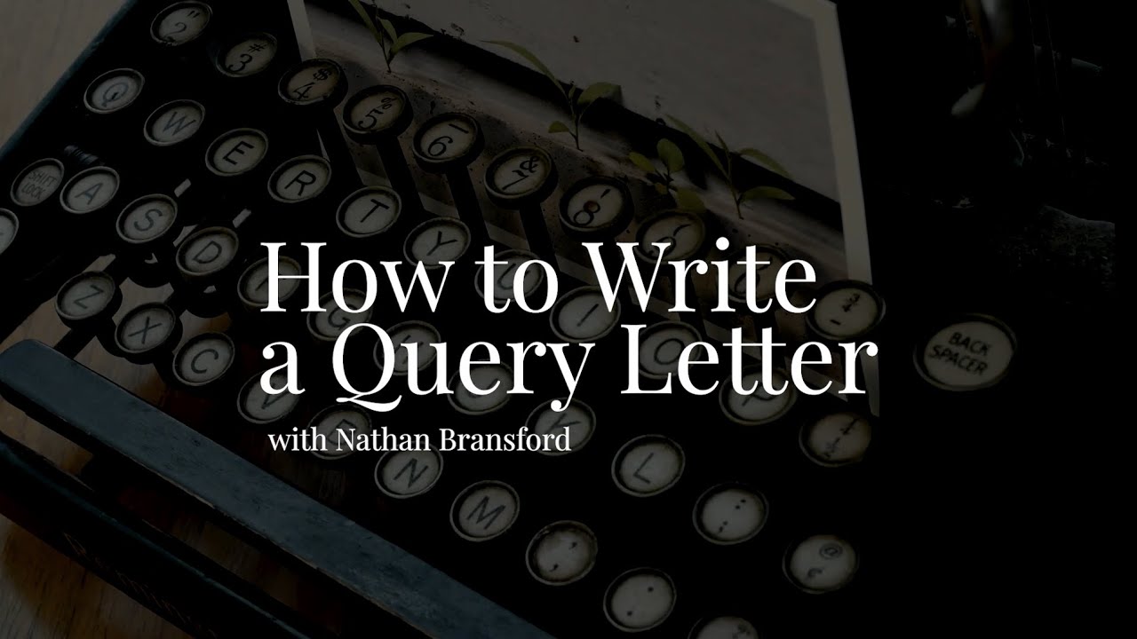 How to write a query letter for a literary agent