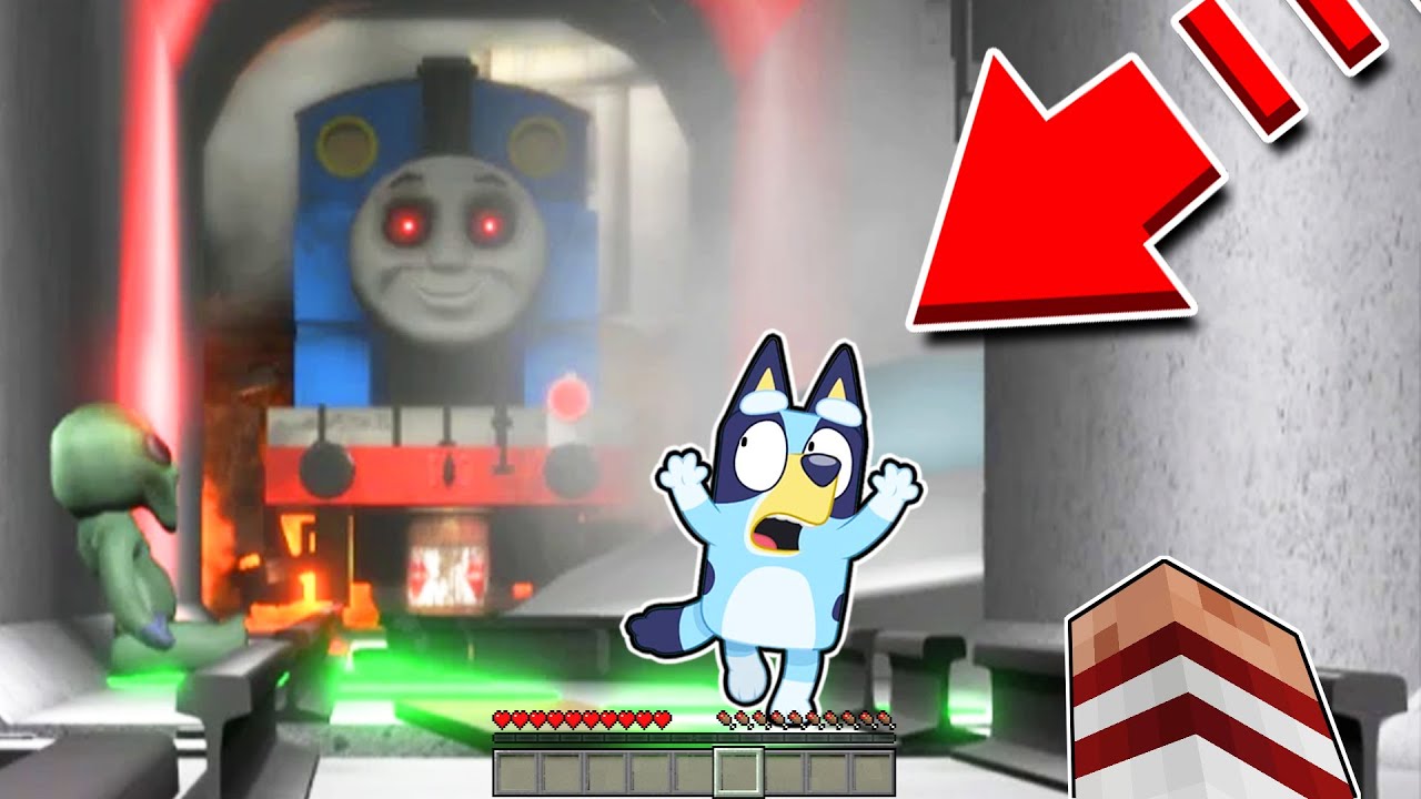 ESCAPAMOS DEL TREN THOMAS.EXE CON BLUEY