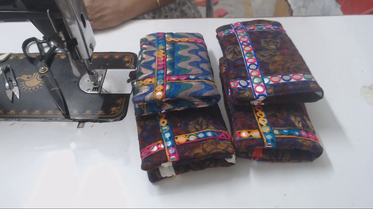 HOW TO MAKE PARTY WEAR HAND PURSE