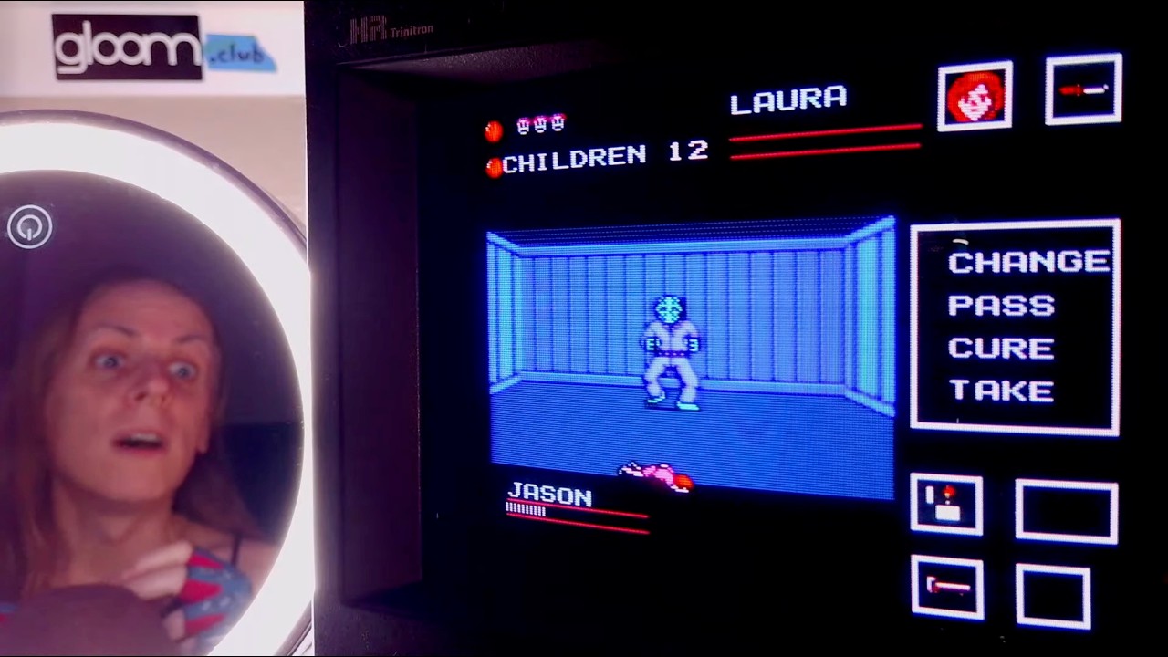 Friday the 13th (NES) on CRT