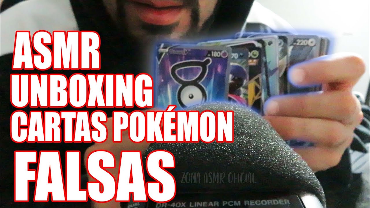 ASMR | Unboxing Cartas Pokémon FALSAS