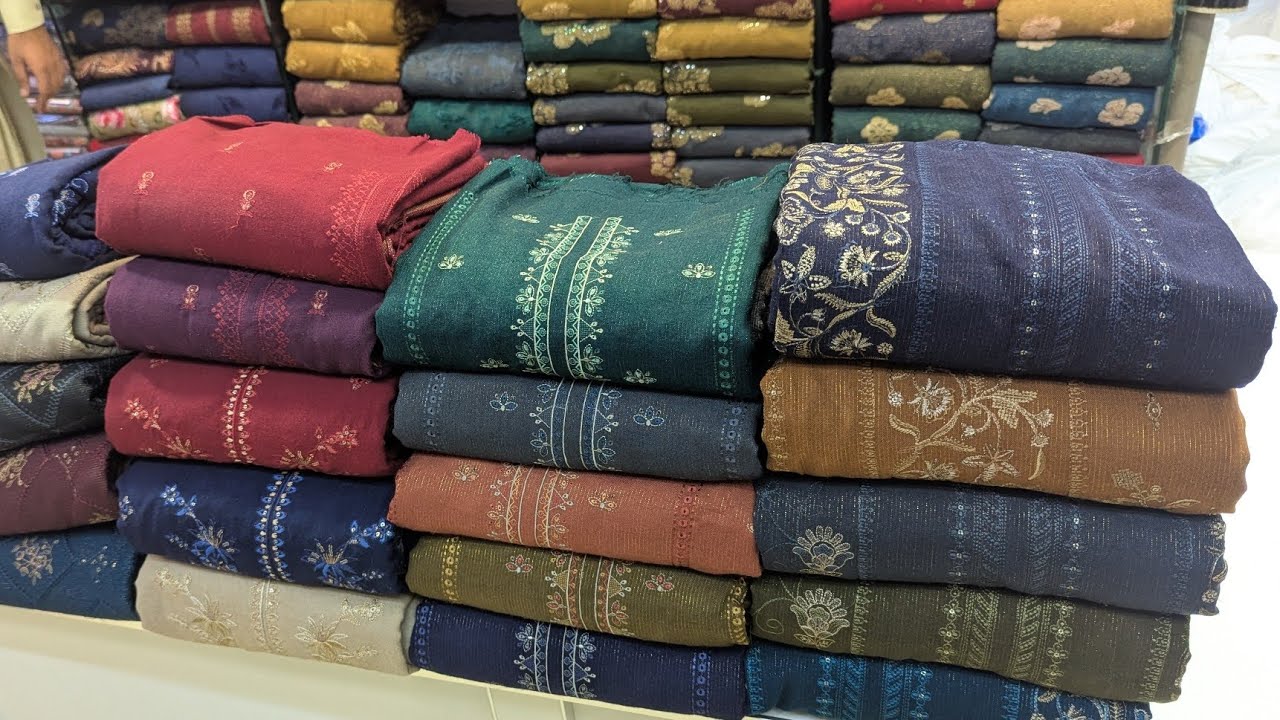| Persian Peach Wool Embroidered| Masoori Velvet Marina 2025 | New Designs | Peach Leather Wool | 