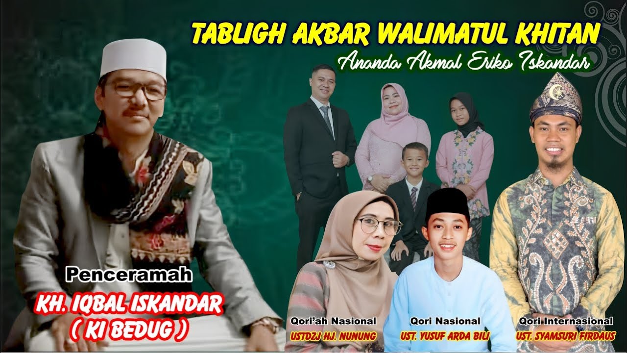 KH  Iqbal Iskanda/ Ki Bedug Tak Peduli Hujan Guludug, Ceramah di Cikujang Nabeuh Bedug