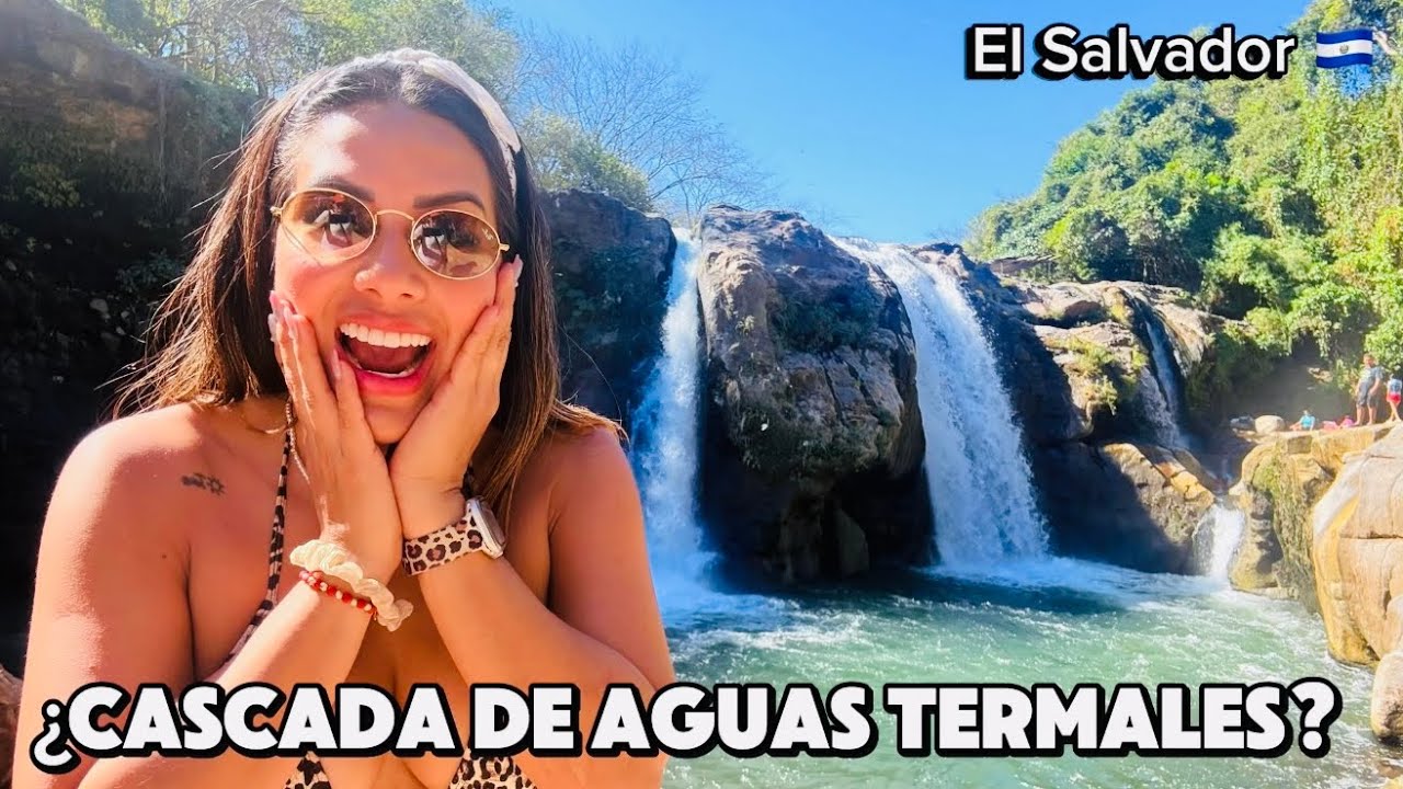Esto NO me lo esperaba en El Salvador | Cascada de aguas termales