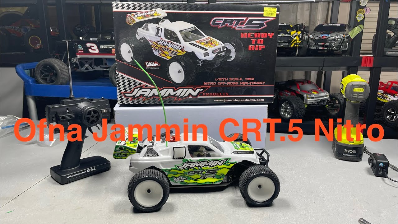JAMMIN CRT.5 Nitro Truggy  New Unboxing Break In and Runs.