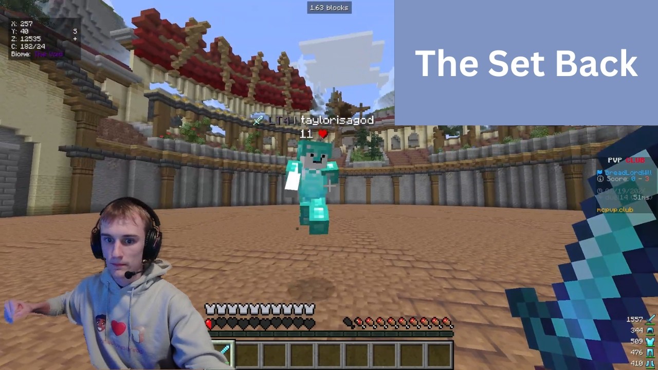 Minecraft PvP Hours 25-50: The Setback