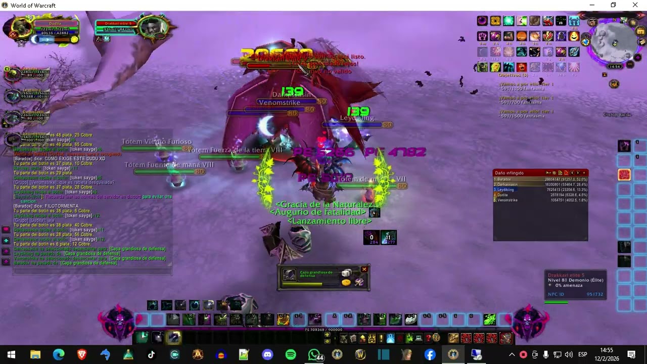 bayoletwow farmeo worldboss + farmeo  de token sayge para buffs custom