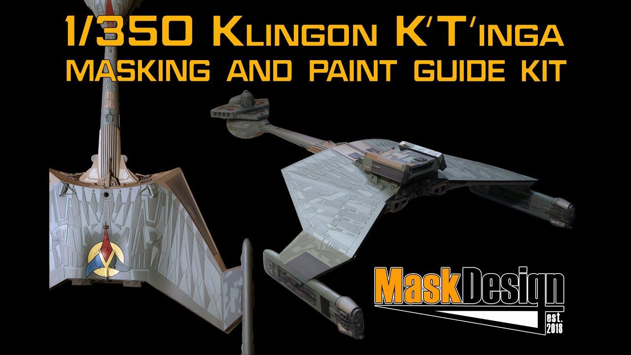 1/350 Klingon K'T'inga masking and paint guide release date