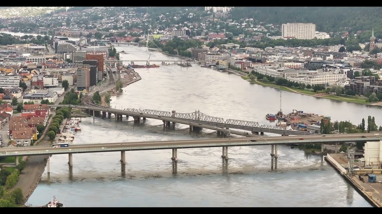 Flom i Drammen - 12  august 2023