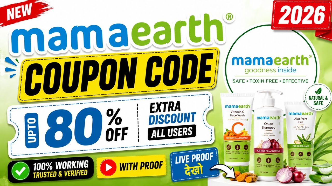 Mamaearth 4 Product ₹85 ll Nykaa coupon code 2026 l nykaa coupon code l nykaa coupon code 2026 today