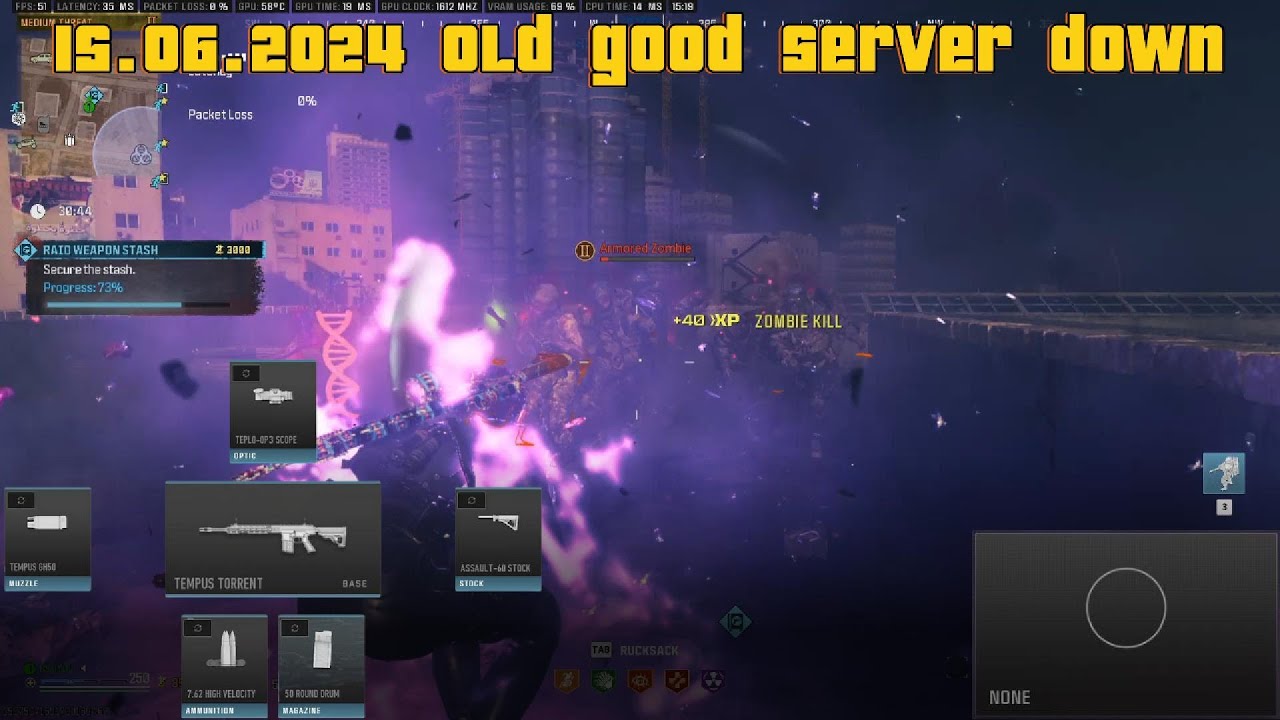 COD-MW3-Zombies daily challenge 15.06. - "Old Good Server Down" (