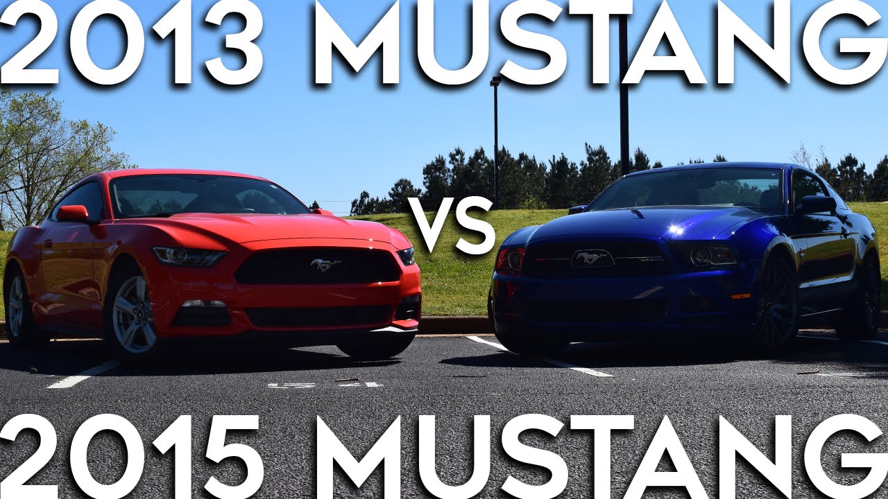 2013 Mustang V6 VS 2015 Mustang V6 // Review
