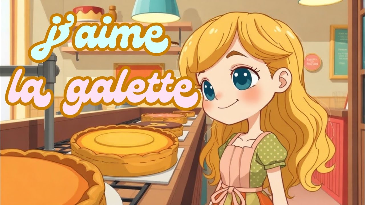 Mon chant j’aime la galette 3 -ème année primaire |comptine pour les enfants |comptine éducatif 
