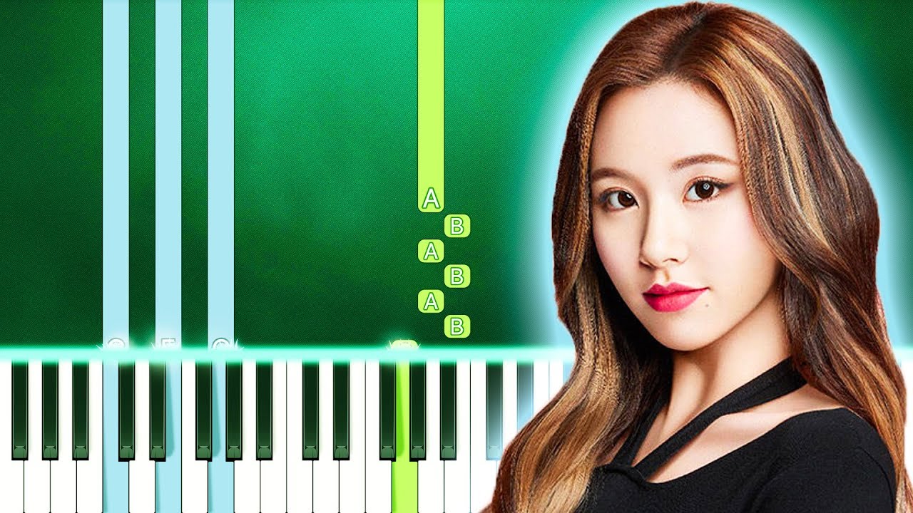 TWICE(트와이스) CHAEYOUNG - Alone (Piano Tutorial Easy) By MUSICHELP