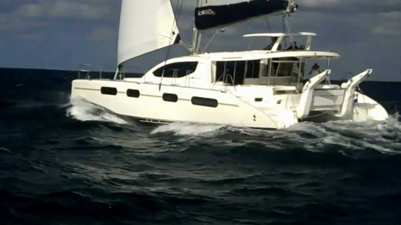 November 2011 Leopard 46'  wind: 20 knots Florida waters
