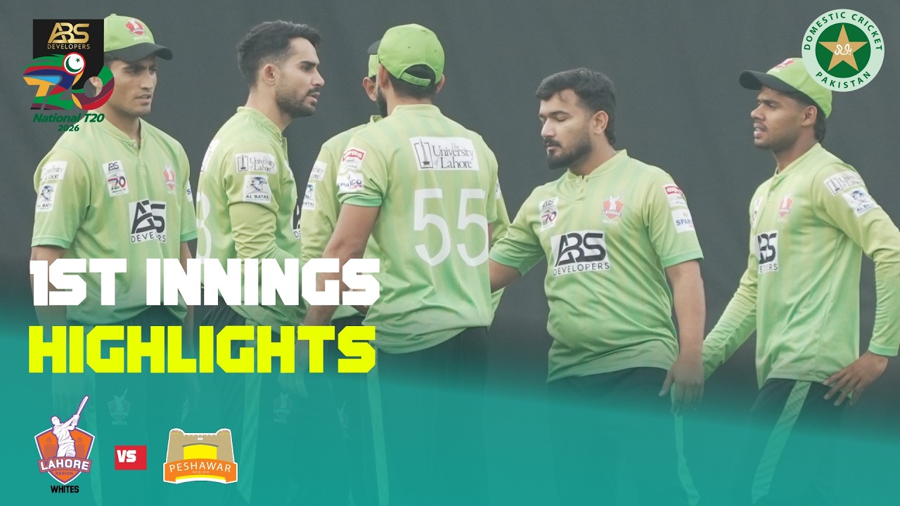 1st Innings Highlights | Lahore vs Peshawar | ABS Developers National T20 Cup 2026 | MZA1K