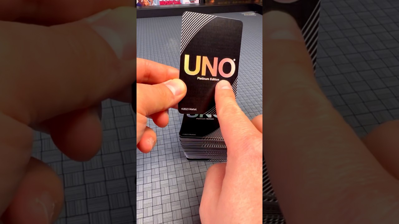 Uno Platinum so shiny! #uno #cardgames