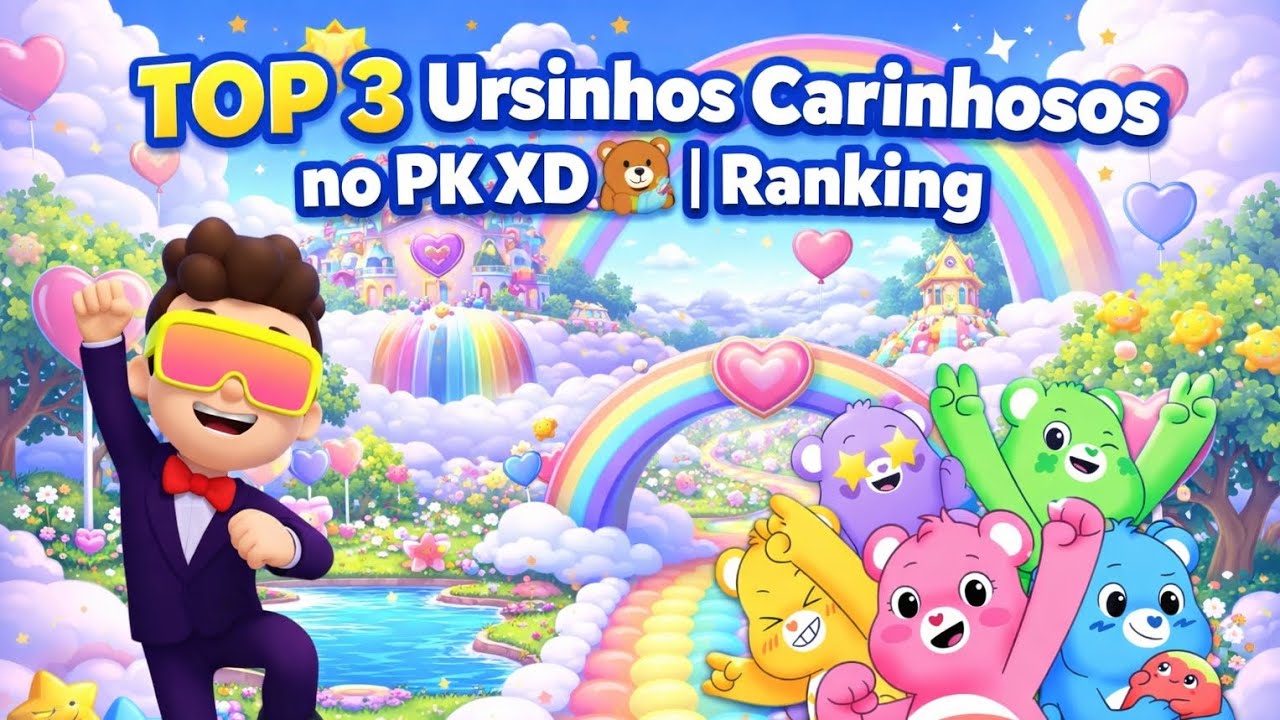 🔥 TOP 3 Ursinhos Carinhosos no PK XD 🧸🌈 | IMPERDÍVEL!