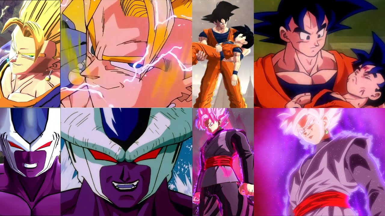 All 'Transforming characters' Reference (Side by Side) - Dragon Ball Legends