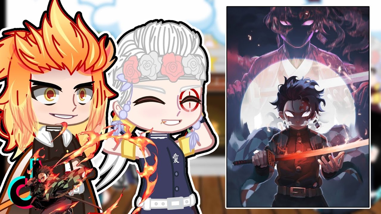 🦊🌸🦊[Rus/Eng] //Past Hashira react to Tanjirou Kamado//Part 1/?//[tik-tok][AMV][Gacha club]🦊🌸🦊