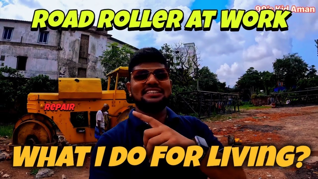 Road Roller At Work 😍 Daily Vlogs
