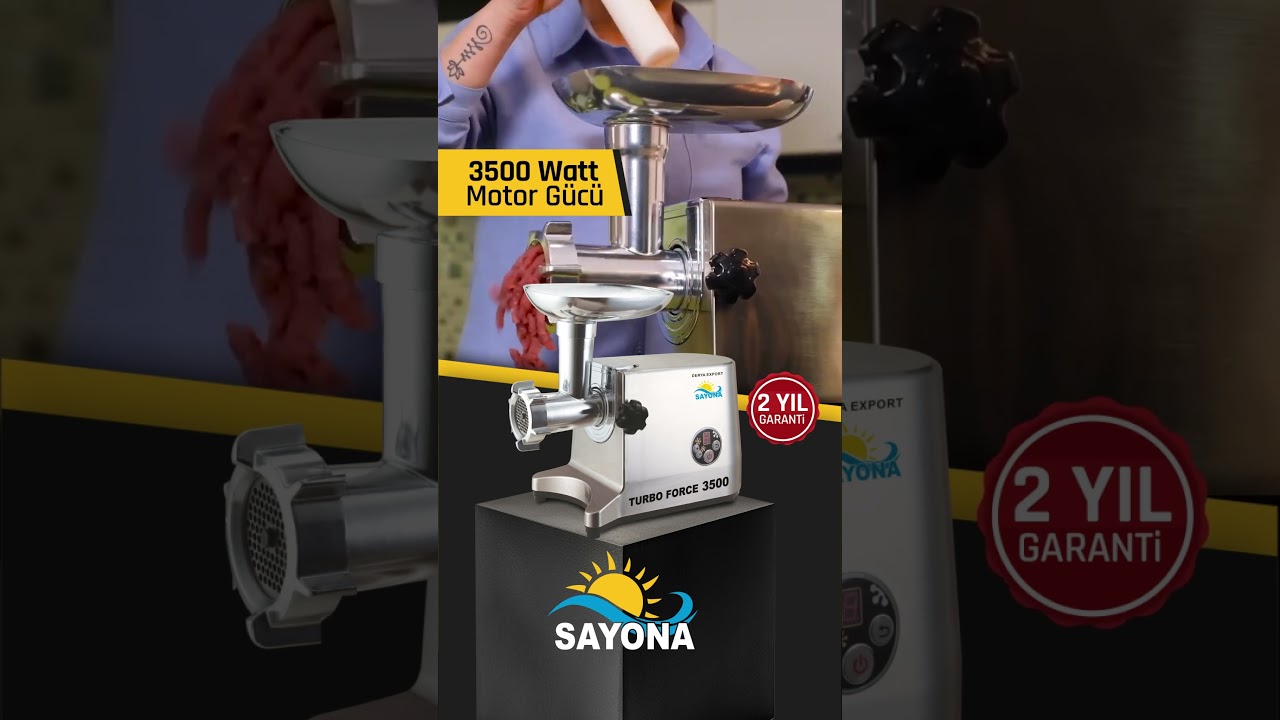 Sayona Et Kıyma Makineleri İle Hayatınızı Kolaylaştırın!
