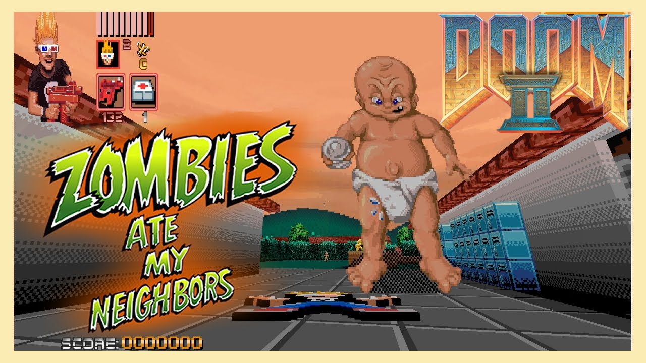 Mod Showcase: DOOM II ~ Zombies Ate My Neighbors TOTAL CONVERSION HALLOWEEN 2022 DEMO!!!